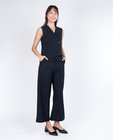 Alora Tailored Pants - Navy