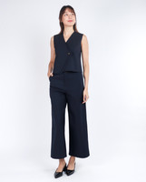 Alora Tailored Pants - Navy