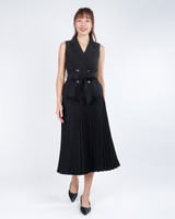 Celine Pleated Skirt - Black