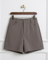 Edna Pocket Shorts - Taupe