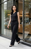 Edna Vest Top - Black