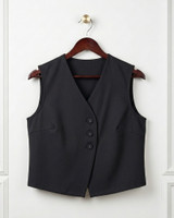 Edna Vest Top - Black