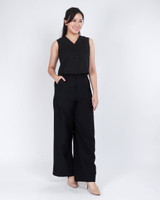Edna Vest Top - Black