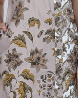 Yahana V-Neck Batik Dress - Latte 