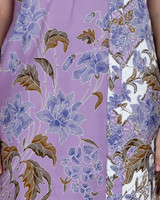 Yahana V-Neck Batik Dress - Lilac