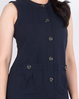 Oliver Pockets Midi Dress - Navy