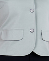 Aricia Button Sleeve Top - Sage