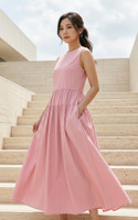 Verena Tiered Maxi Dress - Pink