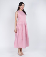 Verena Tiered Maxi Dress - Pink