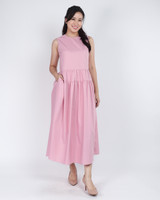 Verena Tiered Maxi Dress - Pink
