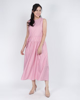 Verena Tiered Maxi Dress - Pink