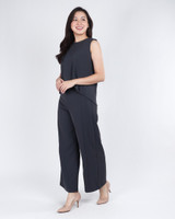 Catalina Straight Leg Pants - Grey