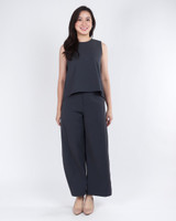 Catalina Flowy Top - Grey