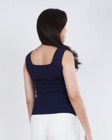 Zeria Basic Tank Top - Navy
