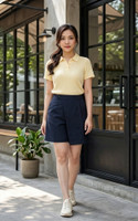 Finn Overlap Skorts - Midnight Blue