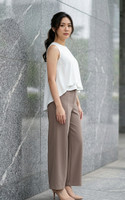 Santia Flowy Top - White