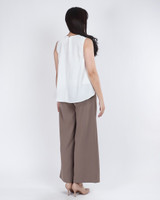 Santia Flowy Top - White