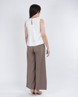 Mirabelle Eyelet Shift Top - White