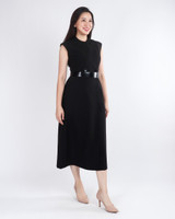 Mathias Midi Work Dress - Black