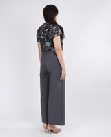 Aviora Floral Blouse - Black