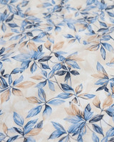 Alice Printed Shirt Dress - Cream/Blue