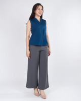 Gabby V-Neck Top - Teal