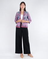 Nori Batik Kimono Jacket - Orchid Purple