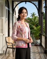 Nori Batik Kimono Jacket - Baby Pink