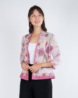 Nori Batik Kimono Jacket - Baby Pink
