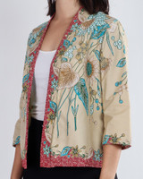 Nori Batik Kimono Jacket - Sand