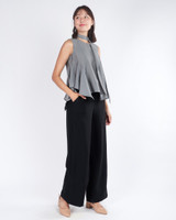 Mckenzie Handkerchief Hem Top - Dove Grey 