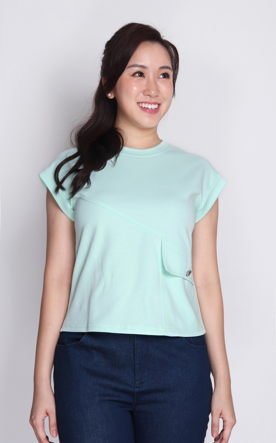 The Slant Pocket Top