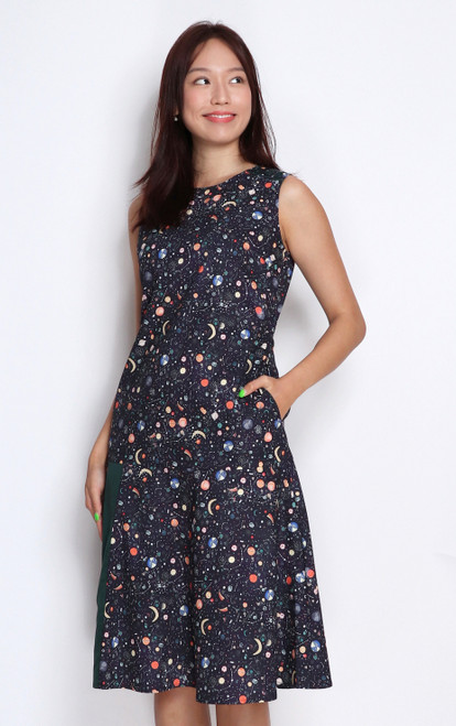 Galaxy Print Dress