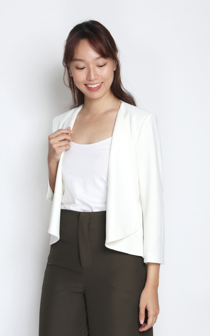 Shawl Jacket - White