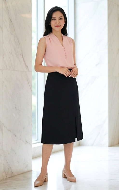 Pencil Skirt - Black