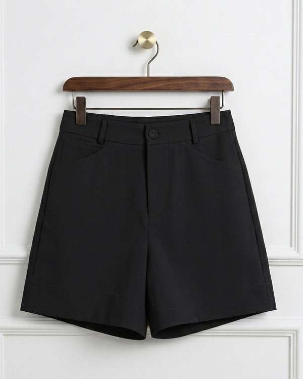 Edna Pocket Shorts - Black