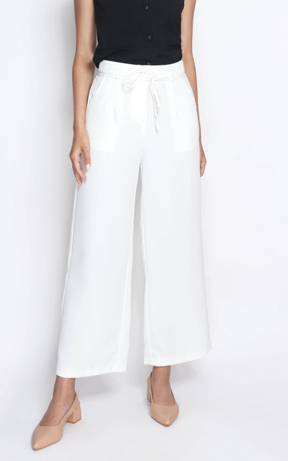 Tie Waist Long Pants