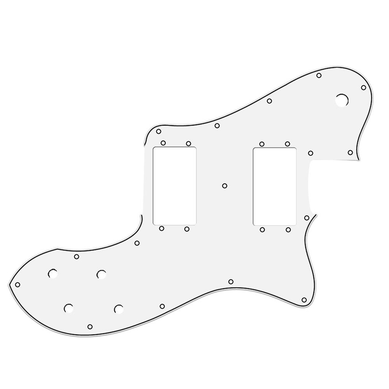 telecaster deluxe scratchplate