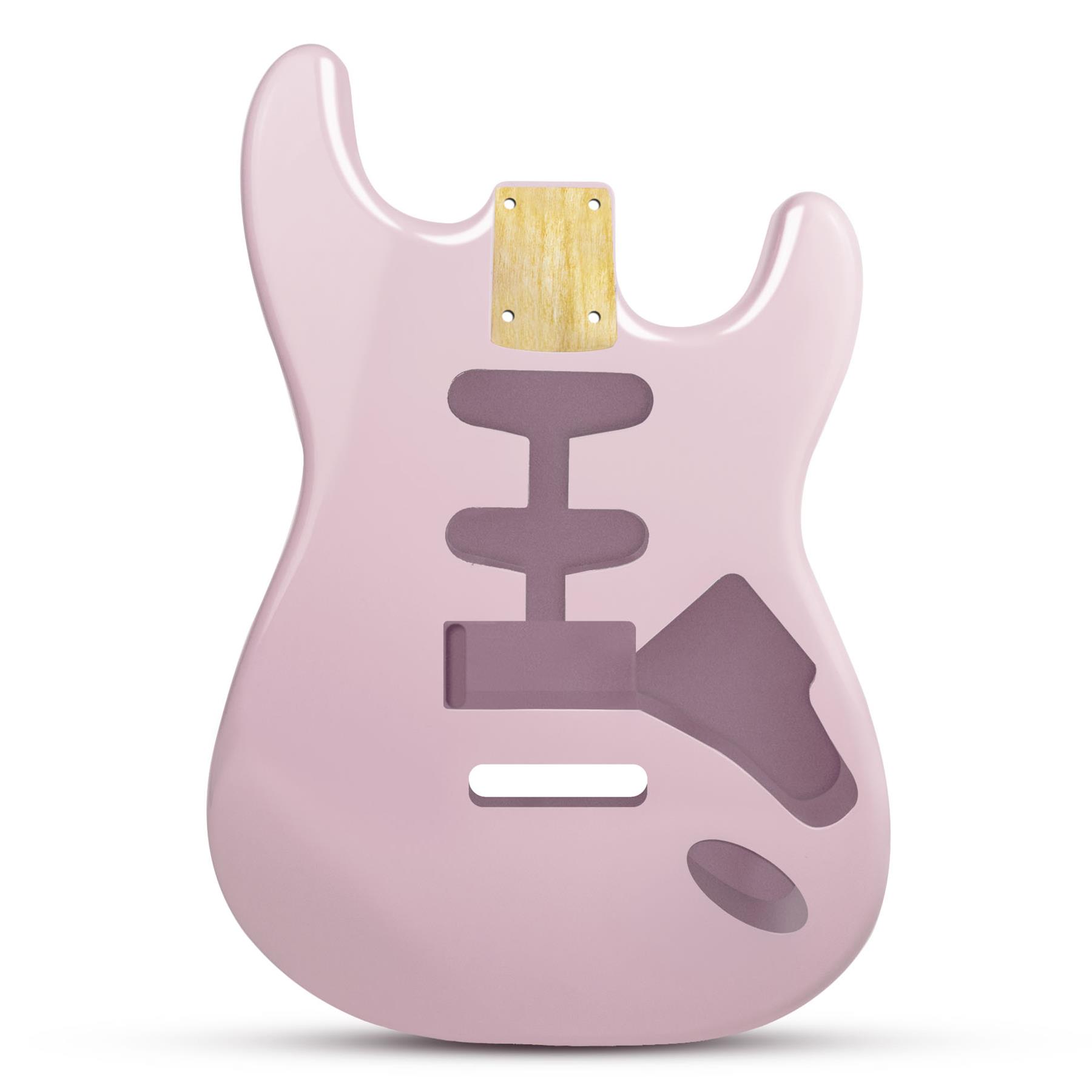 shell pink guitar paint