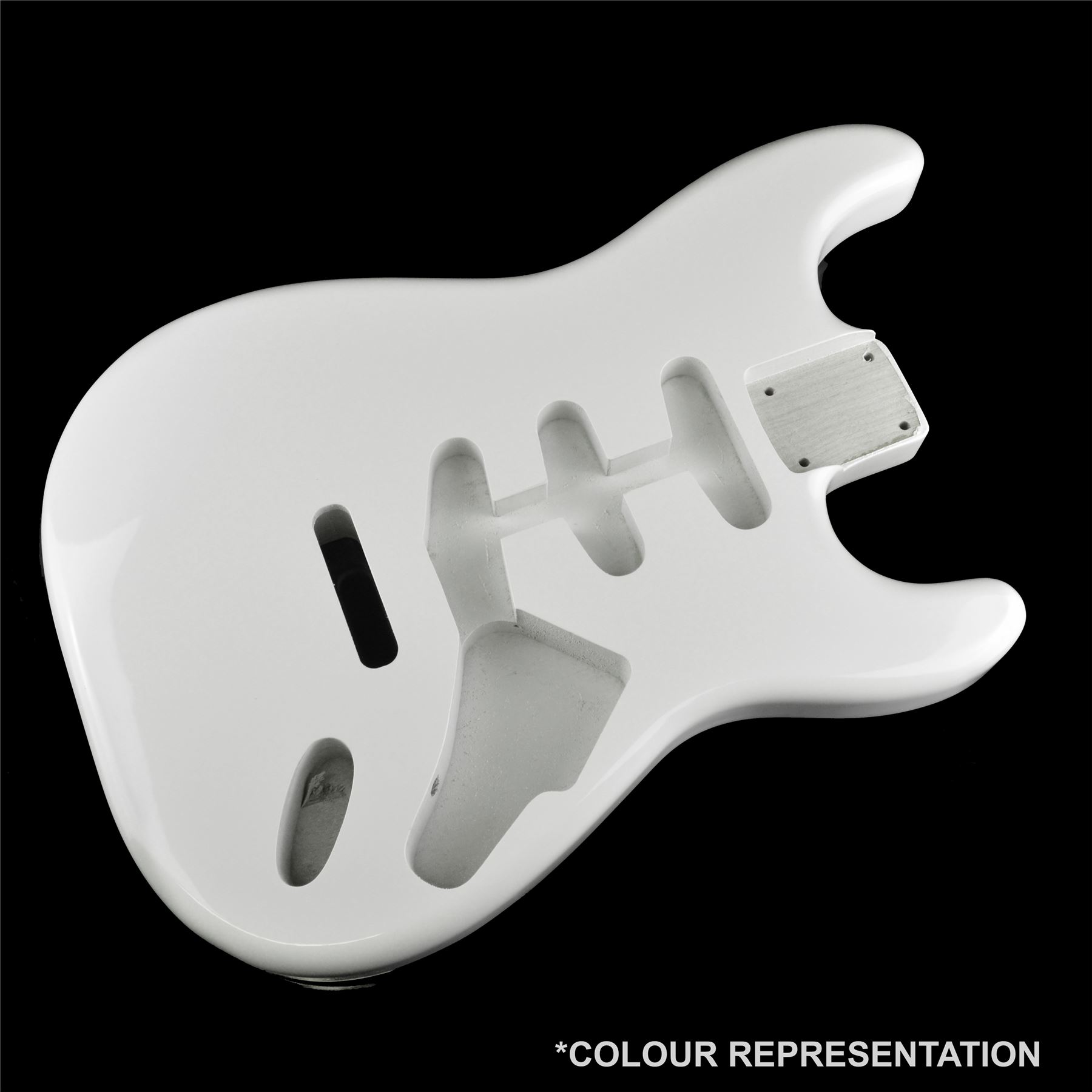 arctic white guitar paint