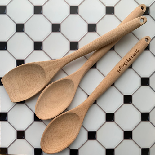 Custom Engraved Wooden Spoon Set