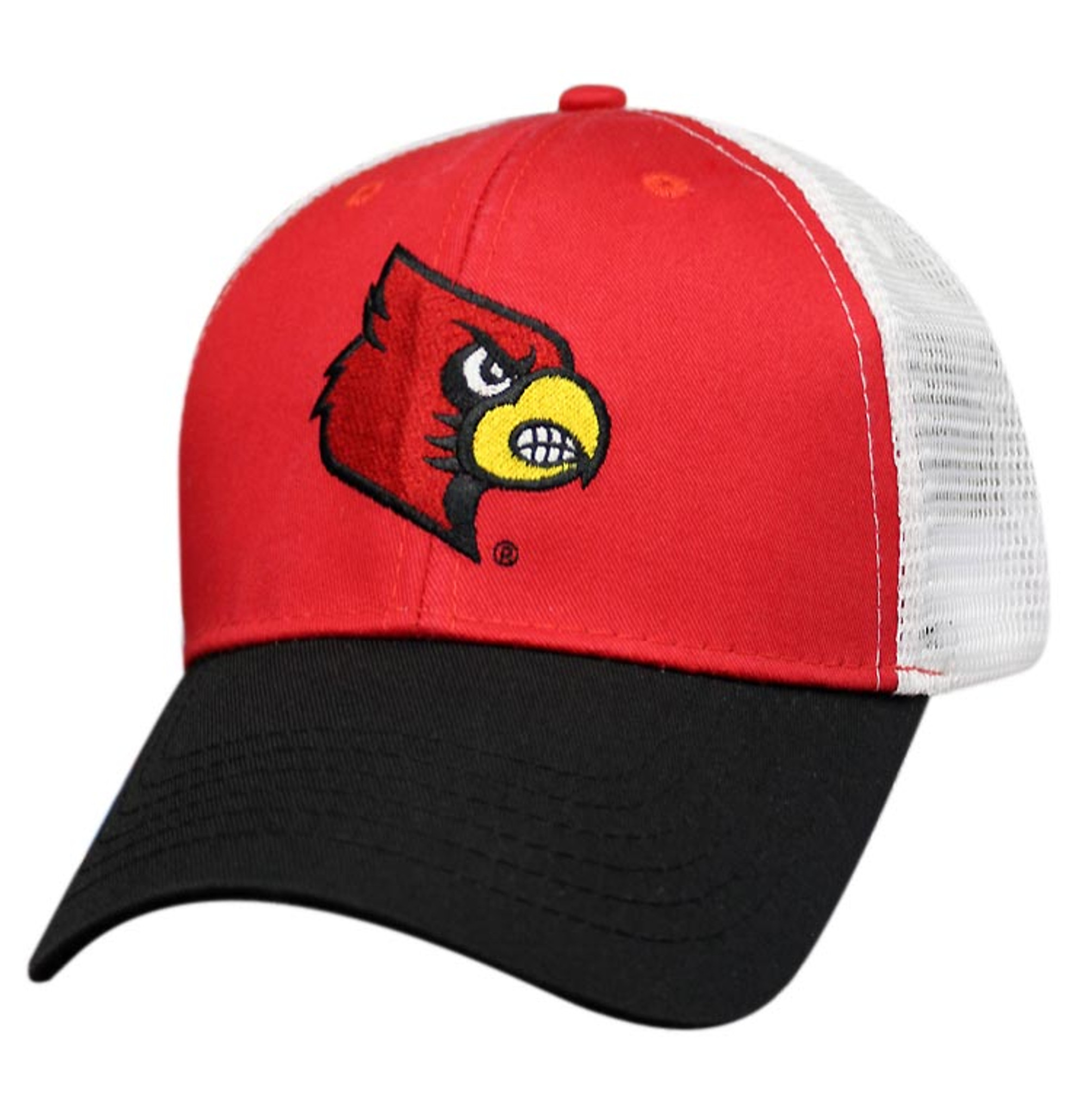 Premium Logo Mesh Back: Louisville Cardinals - I Hate Hats