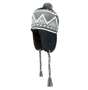 Pom Pom Mountain Navy/Gray Dakota Dan Hat