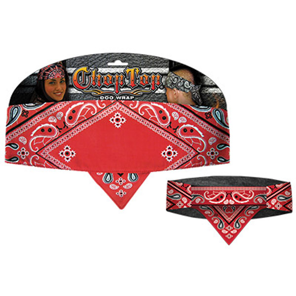 Chop Top:  Good Time Paisley Red