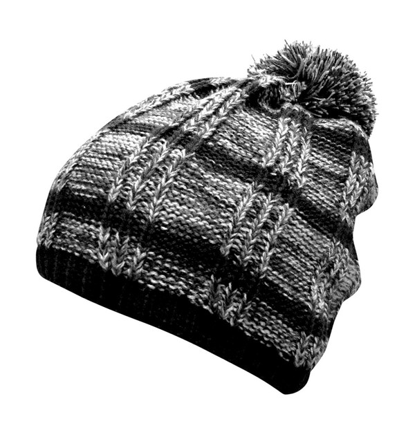 Pom Static Beanie - Gray