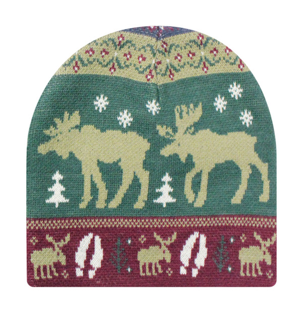 Animal Knit Beanie - Moose