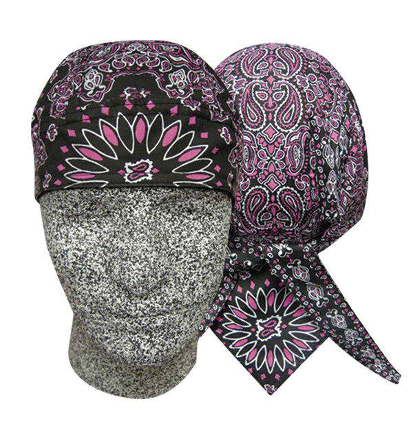 Danbanna Deluxe: Black / Magenta Paisley