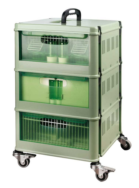 bird carrier with up to six spaces. ideal for traveling . this carrier case is a must for bird lovers.