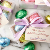 Jessica Foster Handmade Chocolate Caramel Easter Eggs