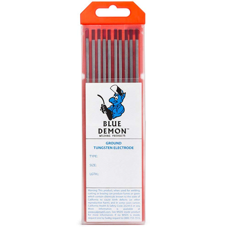 Blue Demon EWTh-2 3/32" 2% Thoriated Tungsten, 10/pk 